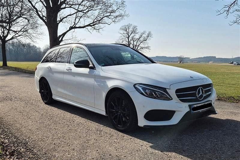 Gebraucht Mercedes C220 AMG line 170 PS (125 kW) 2016 Weiß Limousine