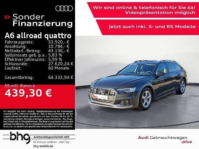 Manhattangrau metallic Gebraucht 2024 Audi A6 Allroad Performance Kombi | 53.920 € (Superpreis) - Bild 1/4