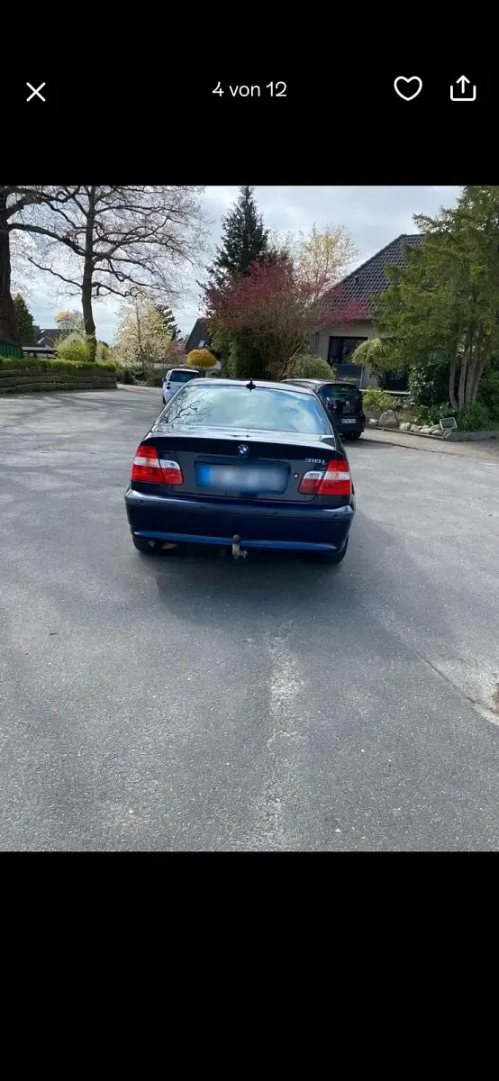 Gebraucht BMW 316 116 PS (85 kW) 2005 Blau Kleinwagen