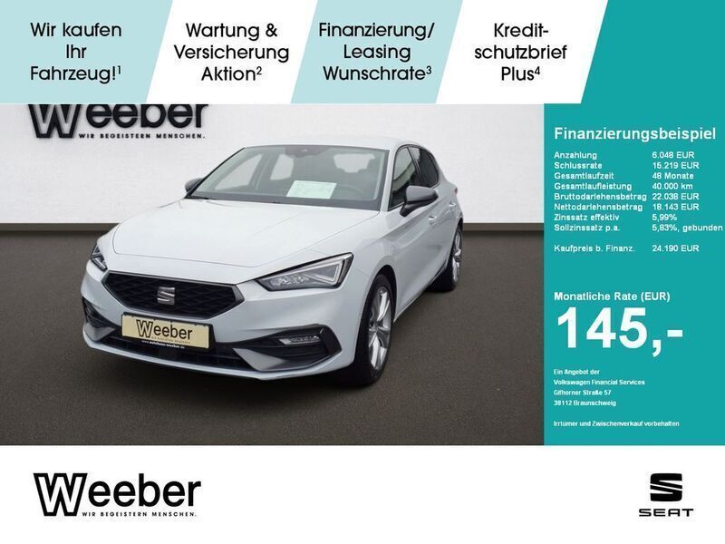 Nevada weiss Gebraucht 2024 Seat Leon FR Limousine | 24.190 € (Guter Preis) - Bild 1/4