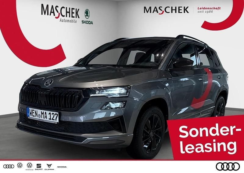 Grau Gebraucht 2024 Skoda Karoq SportLine SUV | 36.900 € (Fairer Preis) - Bild 1/4