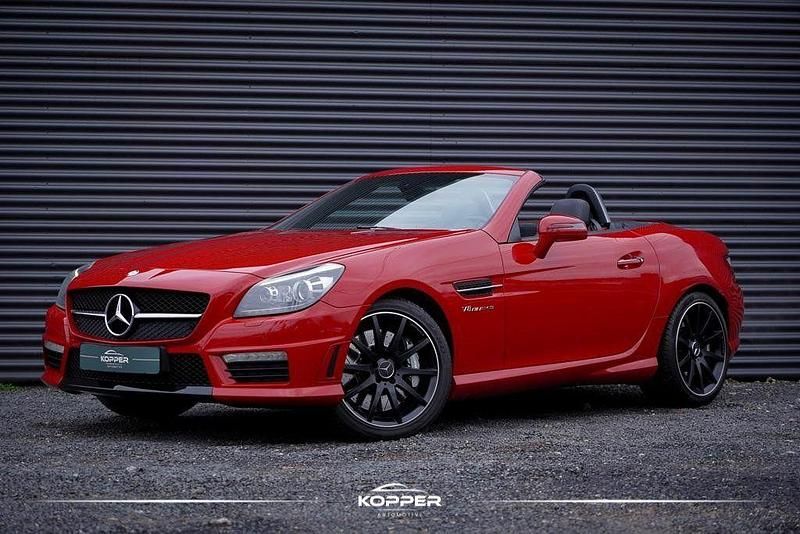 Rot Gebraucht 2012 Mercedes SLK55 AMG AMG Cabrio | 37.686 € (Fairer Preis) - Bild 1/4