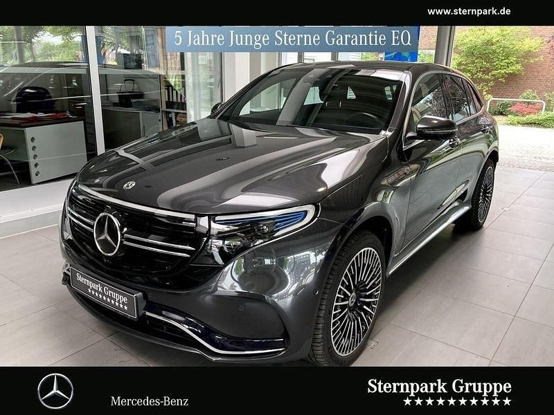 Lack graphitgrau Gebraucht 2020 Mercedes EQC400 AMG SUV | 37.650 € (Etwas zu teuer) - Bild 1/4