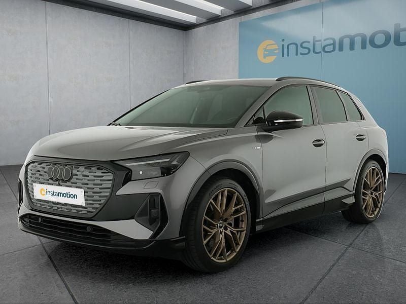 Grau Gebraucht 2022 Audi Q4 e-tron S-Line SUV | 29.199 € (Fairer Preis) - Bild 1/4