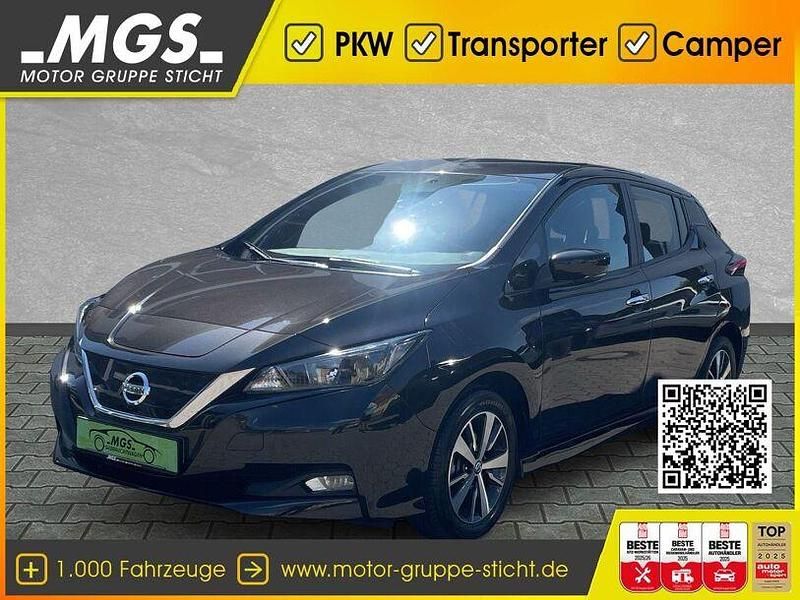 Black metallic Gebraucht 2022 Nissan Leaf Acenta Kleinwagen | 14.990 € (Fairer Preis) - Bild 1/4