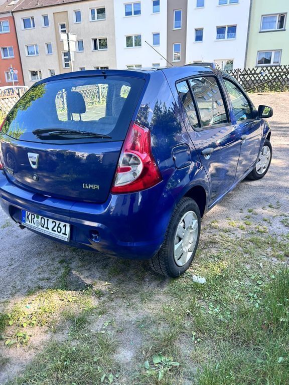 Blau Gebraucht 2009 Dacia Sandero Kleinwagen | 2.499 € (Fairer Preis) - Bild 1/4