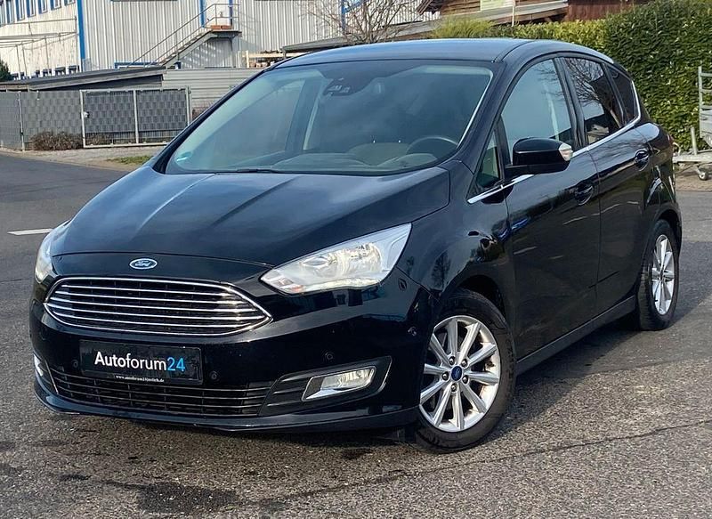 Schwarz Gebraucht 2018 Ford C-MAX Titanium Van / Kleinbus | 12.100 € (Fairer Preis) - Bild 1/4