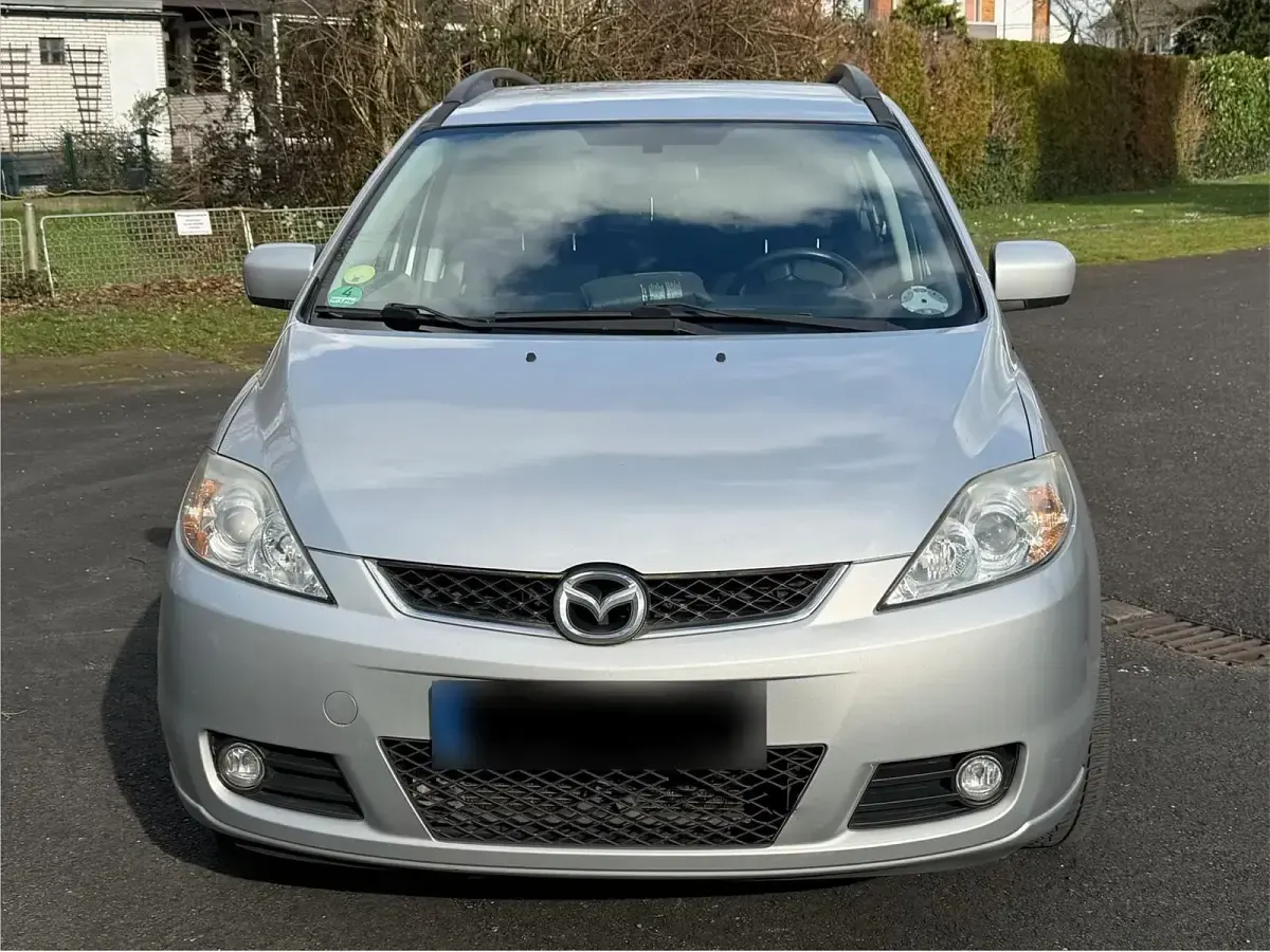 Gebraucht Mazda 5 115 PS (84 kW) 2007 Silber Van / Kleinbus