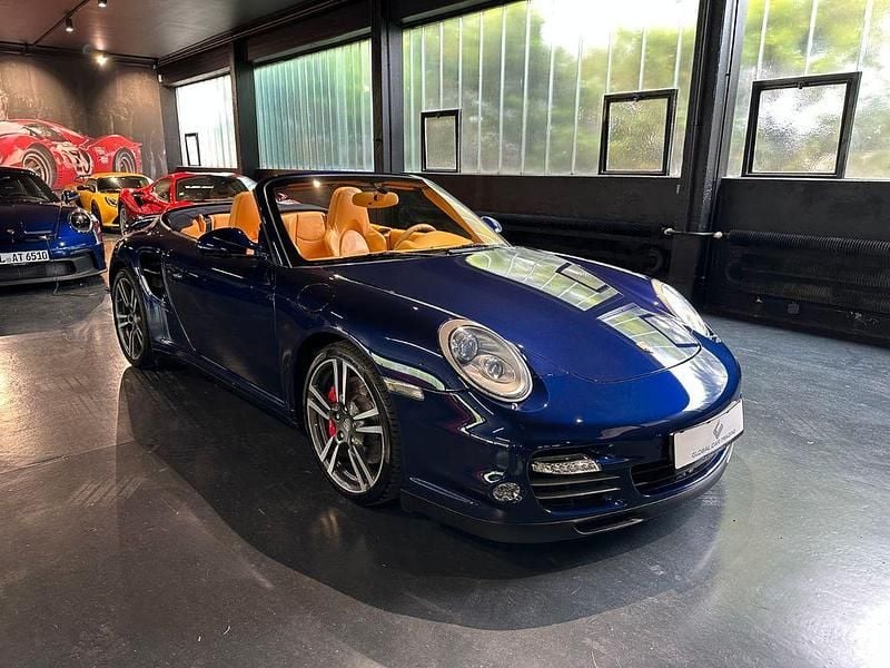 Gebraucht Porsche 911 Turbo Cabriolet Chrono 500 PS (367 kW) 2011 Blau Cabrio