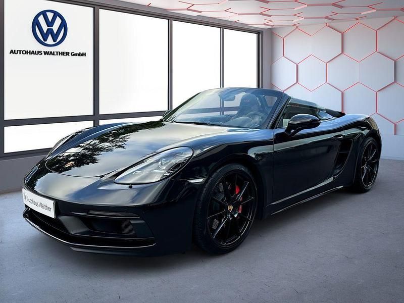 Tiefschwarzmetallic Gebraucht 2024 Porsche 718 Boxster GTS Cabrio | 99.690 € (Fairer Preis) - Bild 1/4