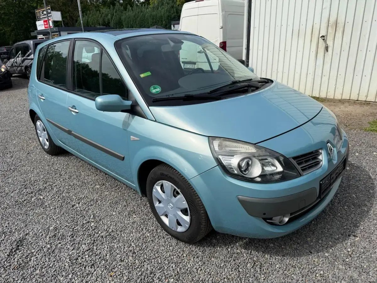 Gebraucht Renault Scénic III Avantage 111 PS (81 kW) 2009 Blau Van / Kleinbus