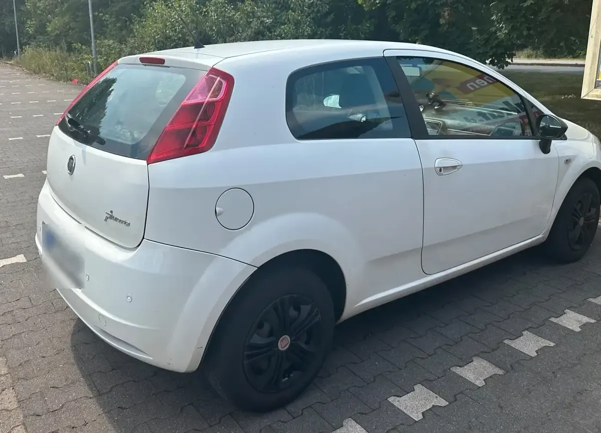 Gebraucht Fiat Punto 2008 Weiß Kleinwagen