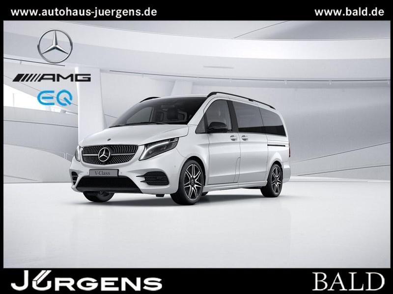 Bergkristallweiss metallic Gebraucht 2021 Mercedes V300 Avantgarde Edition Van / Kleinbus | 60.950 € (Teuer) - Bild 1/4