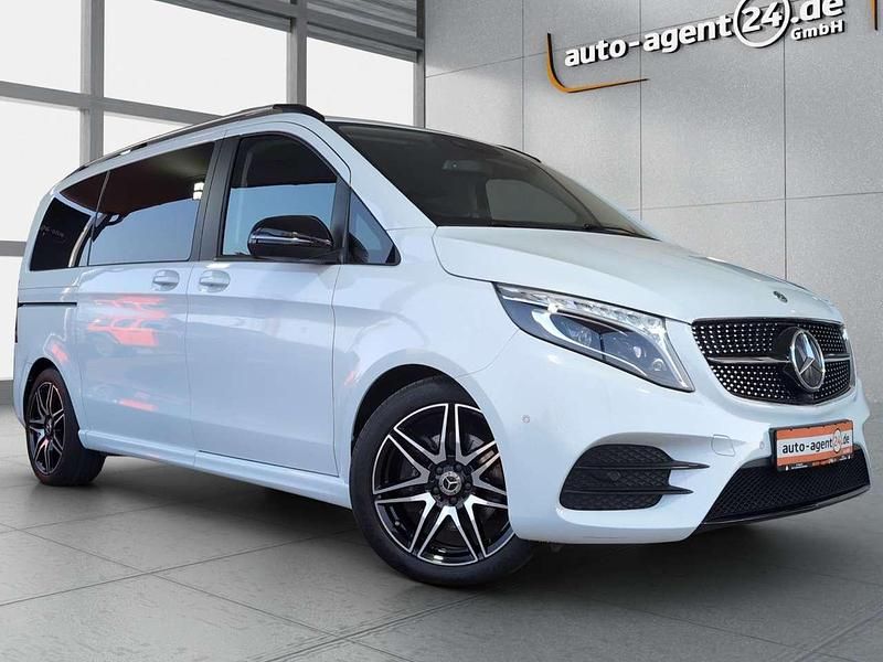 Gebraucht Mercedes V250 AMG 190 PS (139 kW) 2020 Bergkristallweiß metallic (mb 9134) Van / Kleinbus