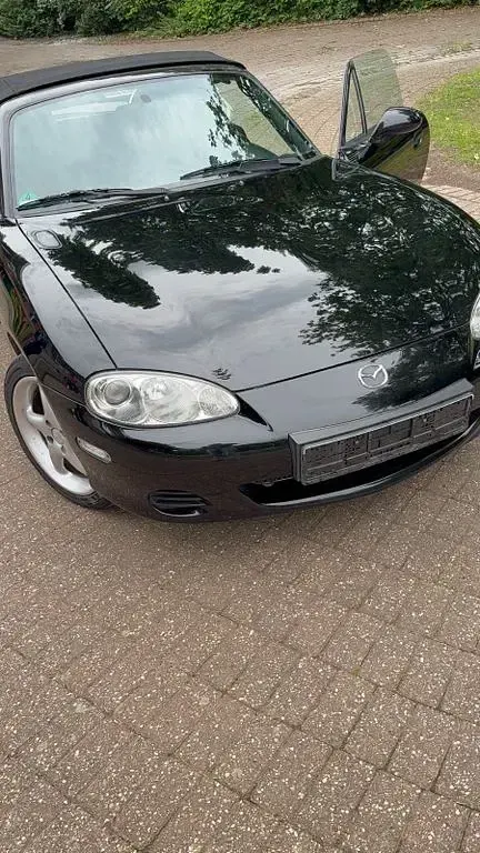 Gebraucht Mazda MX5 110 PS (80 kW) 2003 Schwarz Cabrio