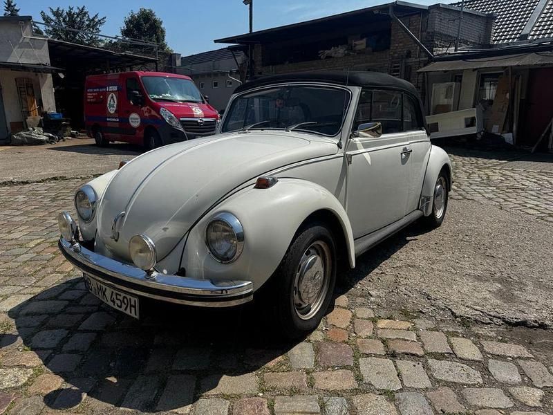 Weiß Gebraucht 1972 VW Käfer Cabrio | 15.555 € - Bild 1/4