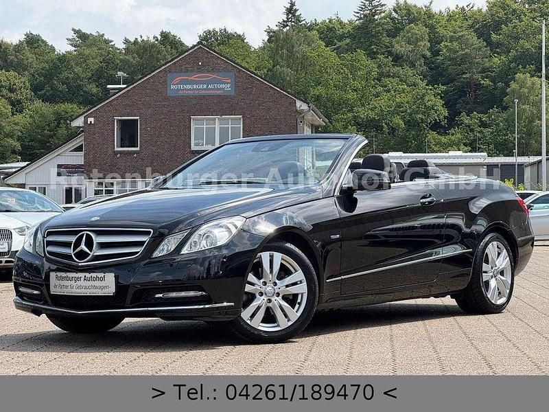 Schwarz Gebraucht 2012 Mercedes E250 Elegance Cabrio | 13.990 € (Fairer Preis) - Bild 1/4