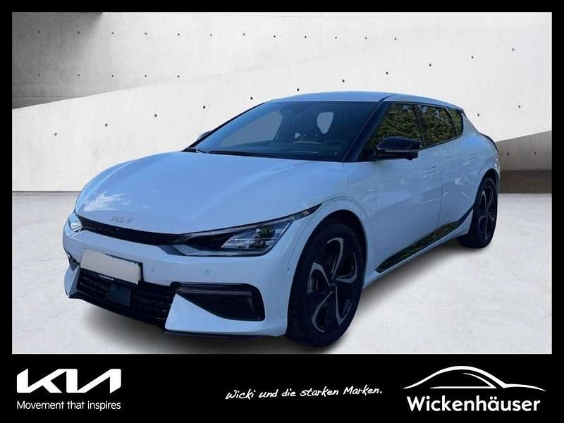 Snow white pearl metallic Gebraucht 2023 Kia EV6 GT-Line SUV | 45.990 € - Bild 1/4