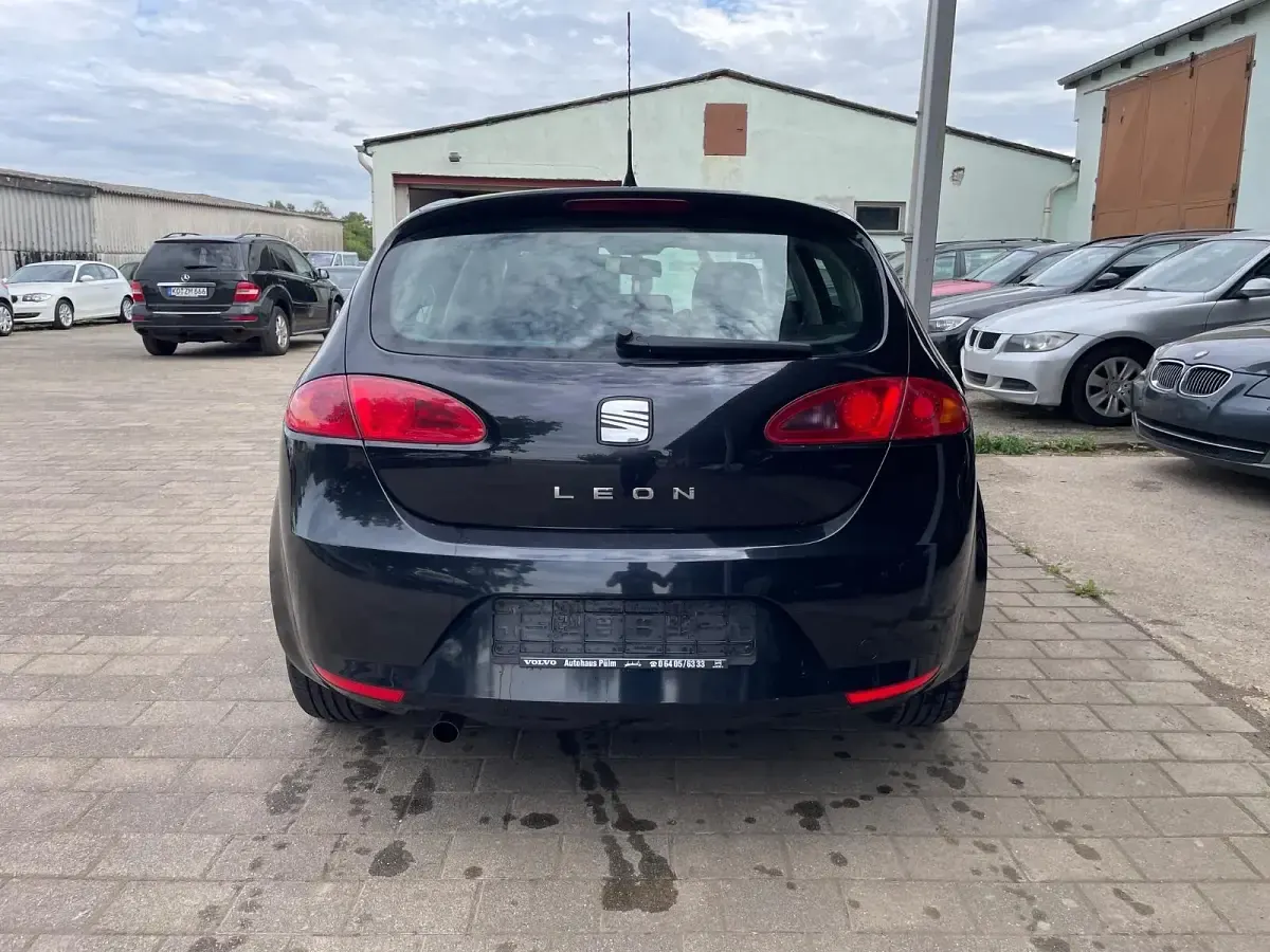 Gebraucht Seat Leon Reference 105 PS (77 kW) 2008 Schwarz Kleinwagen