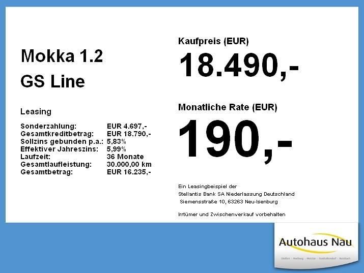 Gebraucht Opel Mokka GS Line 131 PS (96 kW) 2023 Kontrast grau SUV