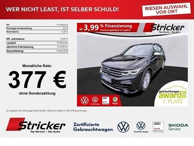Deep black perleffekt (metallic) Gebraucht 2024 VW Tiguan R SUV | 44.949 € (Guter Preis) - Bild 1/3