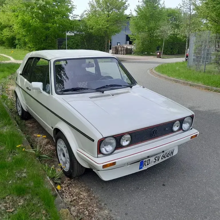 Gebraucht VW Golf Cabriolet 110 PS (80 kW) 1981 Weiß Cabrio