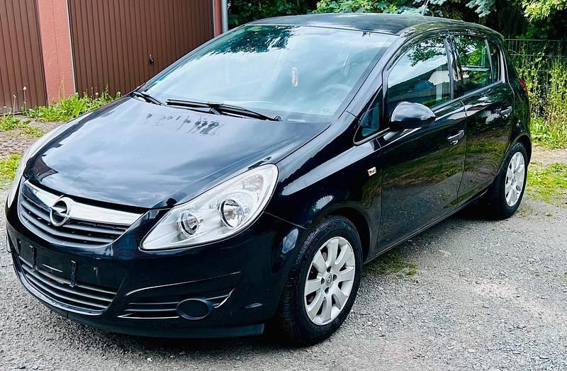 Schwarz Gebraucht 2009 Opel Corsa Kleinwagen | 2.299 € - Bild 1/4