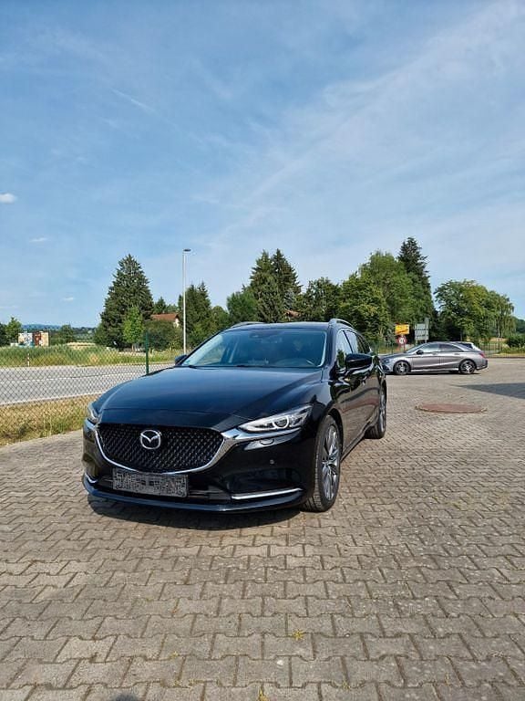 Schwarz Gebraucht 2019 Mazda 6 Sports-Line Kombi | 22.400 € (Fairer Preis) - Bild 1/4