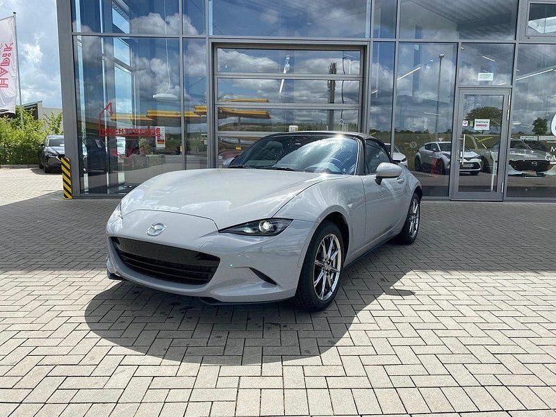 Neu Mazda MX5 Exclusive 132 PS (97 kW) 2025 Aero gray m Cabrio