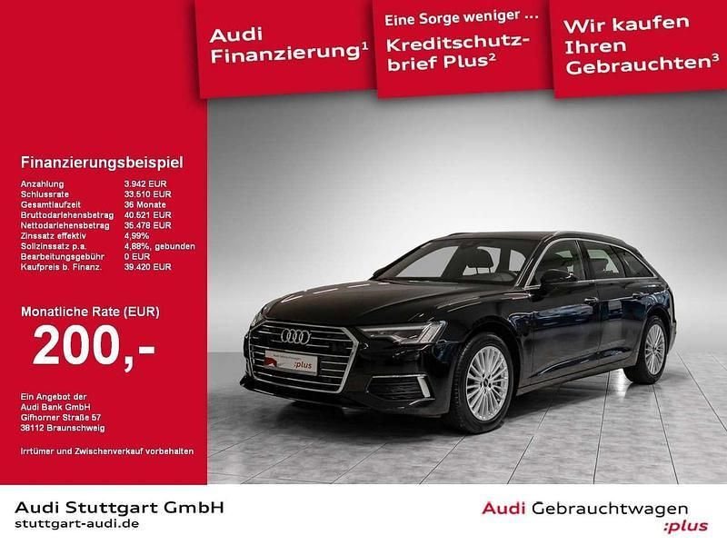 Mythosschwarz metallic Gebraucht 2023 Audi A6 Design Kombi | 44.920 € (Teuer) - Bild 1/2