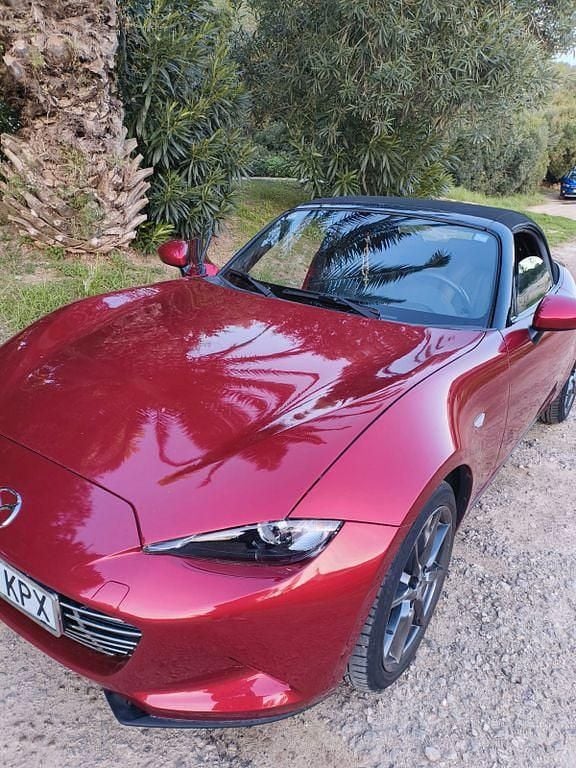 Rot Gebraucht 2016 Mazda MX5 Sports-Line Cabrio | 16.500 € (Superpreis) - Bild 1/4