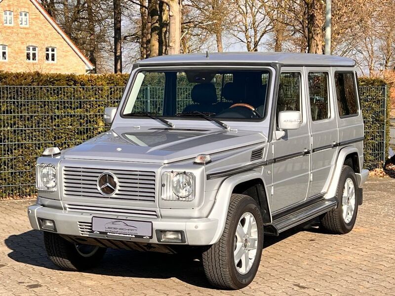 Brillantsilber Gebraucht 2005 Mercedes G500 SUV | 57.450 € (Etwas zu teuer) - Bild 1/4