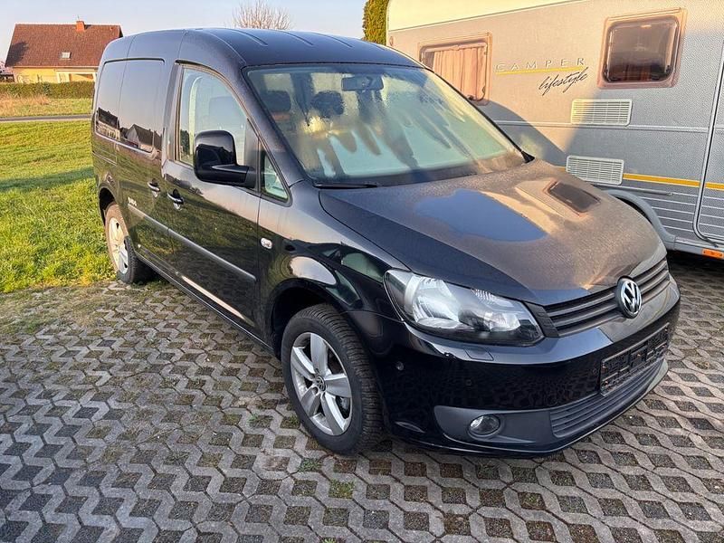 Gebraucht VW Caddy Trendline 102 PS (75 kW) 2013 Schwarz Van / Kleinbus