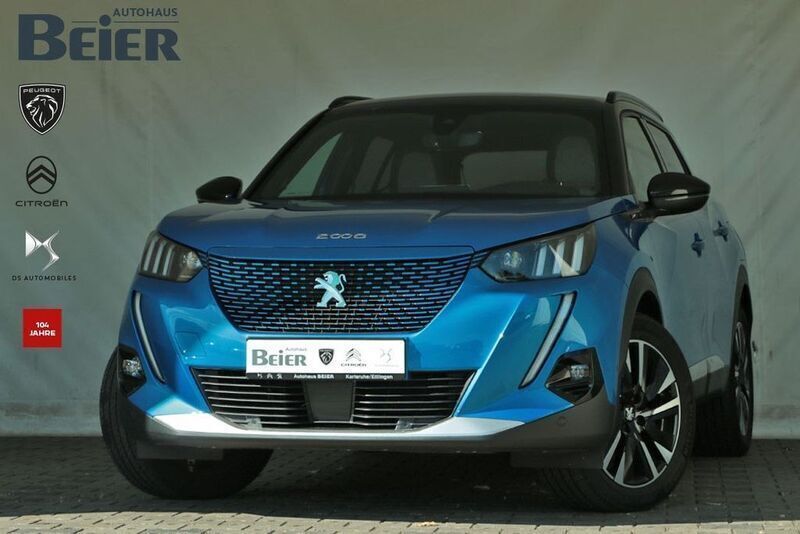 Blau Gebraucht 2021 Peugeot e-2008 GTi SUV | 17.980 € (Fairer Preis) - Bild 1/4