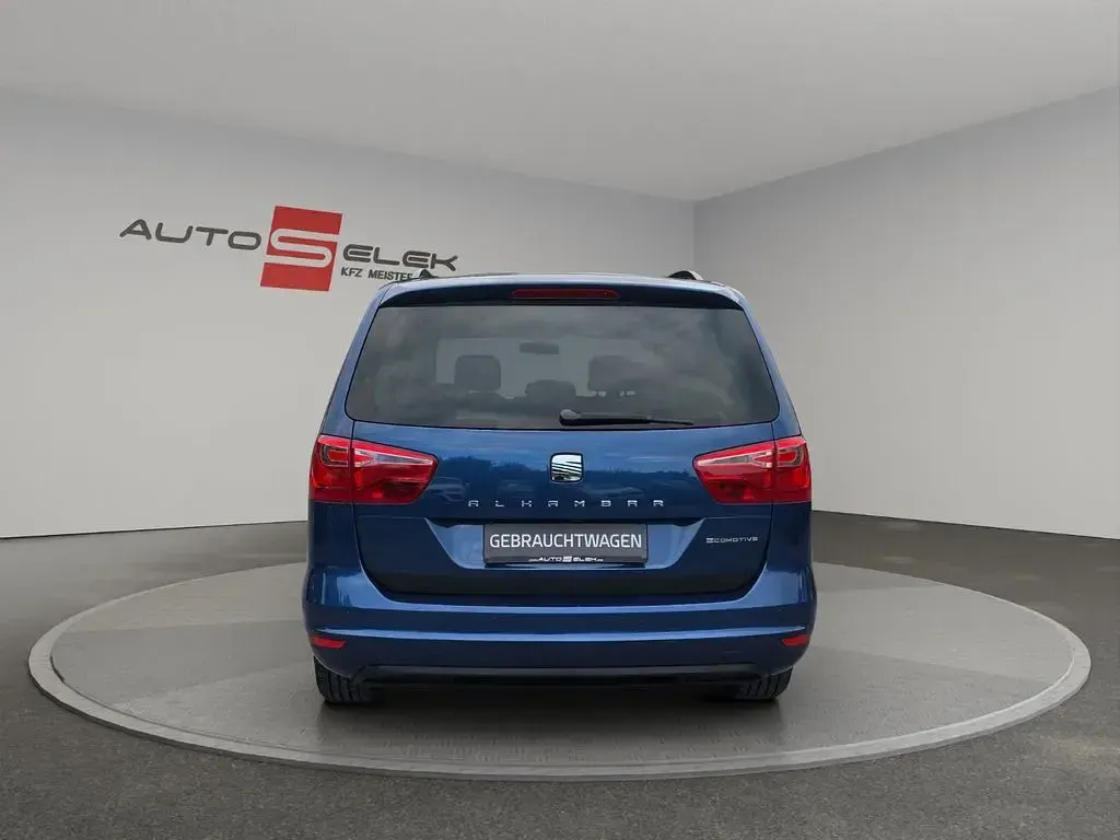 Gebraucht Seat Alhambra 4You 140 PS (102 kW) 2014 Blau Van / Kleinbus