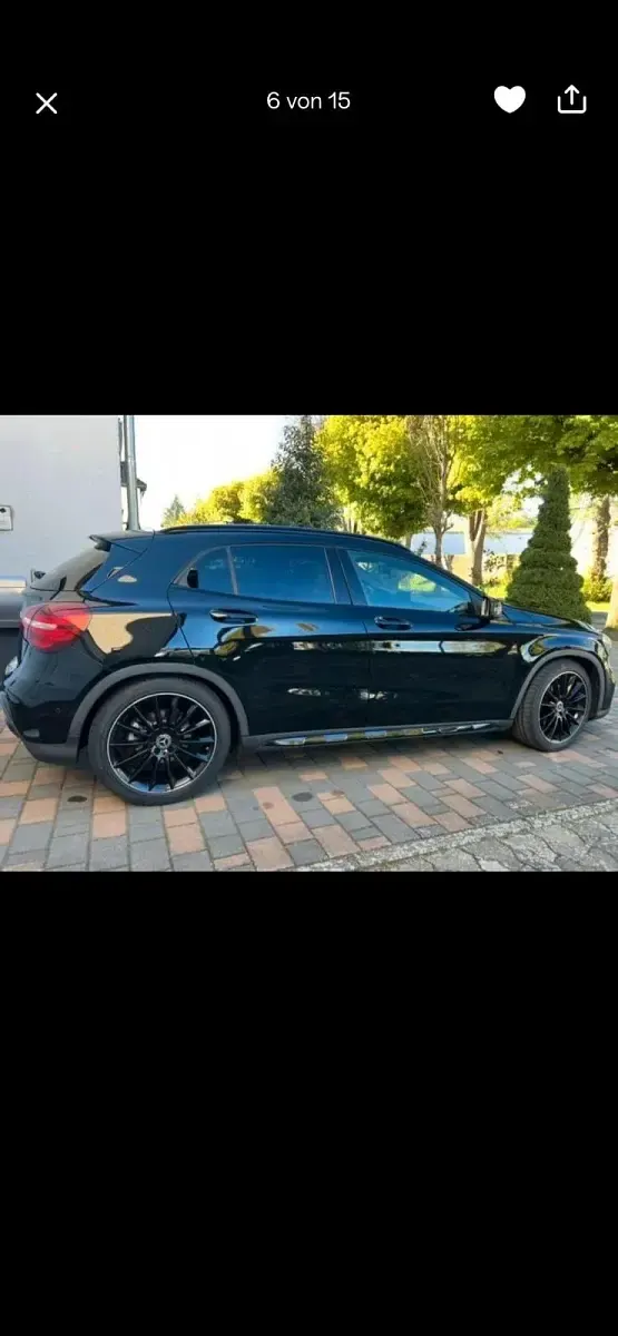 Gebraucht Mercedes GLA250 AMG line 211 PS (155 kW) 2017 Schwarz SUV
