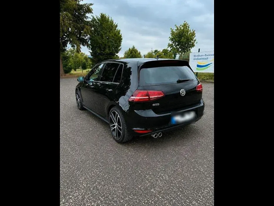 Gebraucht VW Golf VII GTD 184 PS (135 kW) 2016 Schwarz Limousine