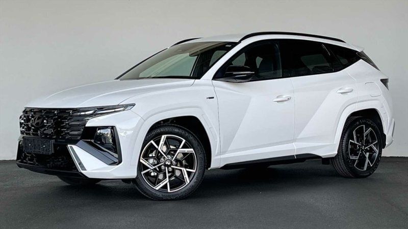 Weiss Gebraucht 2024 Hyundai Tucson N Line SUV | 29.970 € (Guter Preis) - Bild 1/4