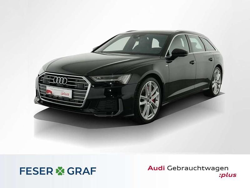 Mythosschwarz metallic Gebraucht 2023 Audi A6 S-Line Kombi | 51.488 € (Fairer Preis) - Bild 1/4