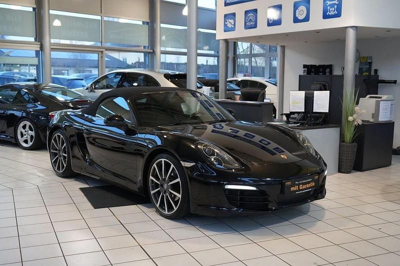 Schwarz Gebraucht 2015 Porsche Boxster Black Edition Cabrio | 41.500 € (Fairer Preis) - Bild 1/4