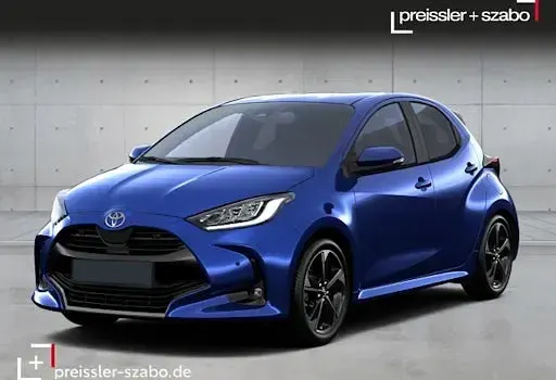 Neu Toyota Yaris Hybrid Style 130 PS (95 kW) 2026 Blau Limousine