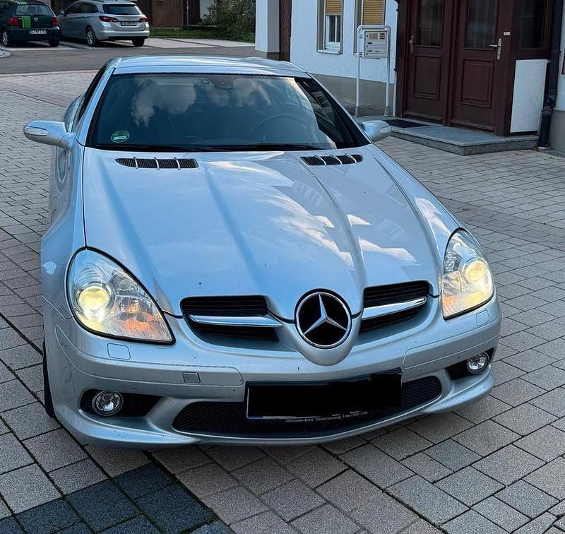 Silber Gebraucht 2004 Mercedes SLK350 AMG Cabrio | 14.000 € (Teuer) - Bild 1/4