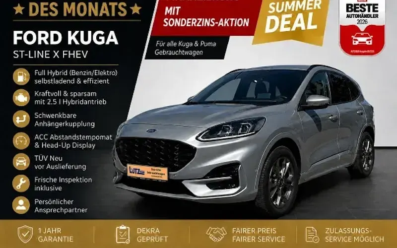 Gebraucht Ford Kuga ST-Line X 190 PS (139 kW) 2021 Solarsilber SUV