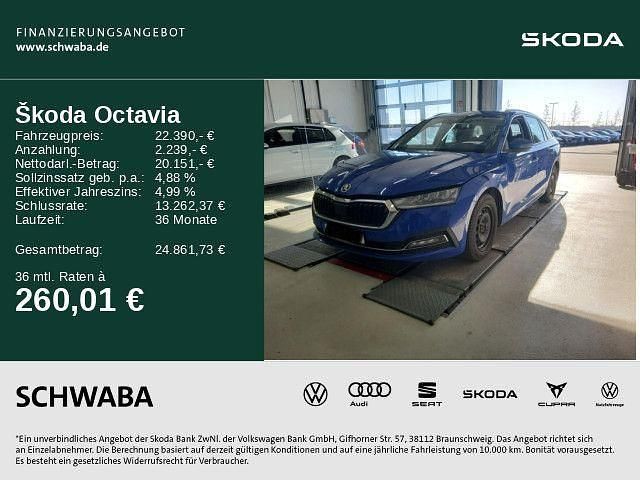 Gebraucht Skoda Octavia Style 116 PS (85 kW) 2023 Blau Kombi