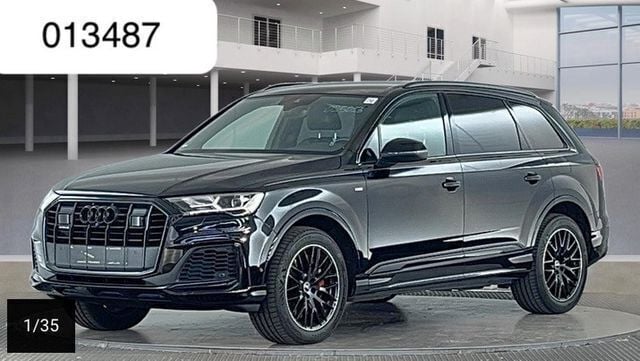 Schwarz Gebraucht 2021 Audi Q7 S-Line SUV | 40.950 € (Superpreis) - Bild 1/4