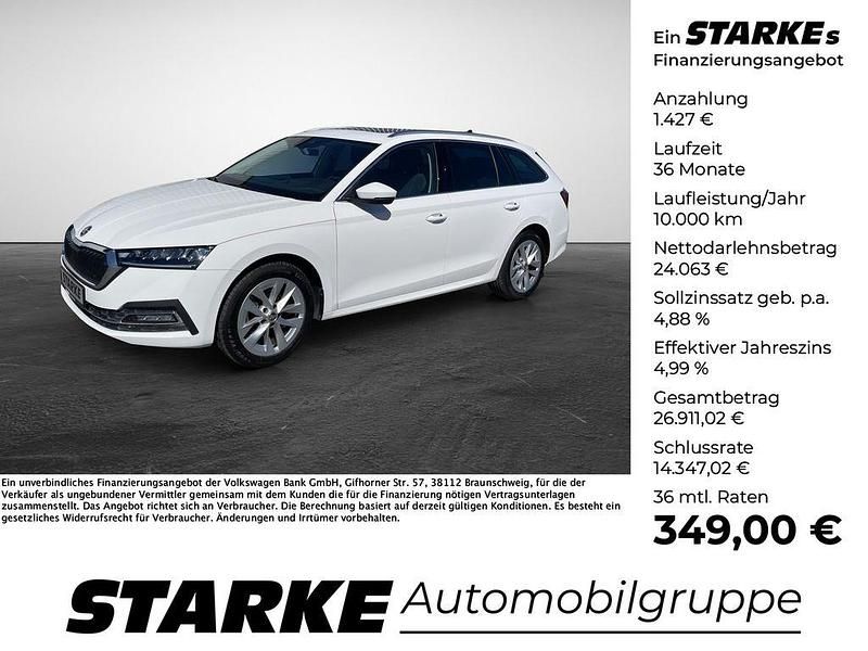 Gebraucht Skoda Octavia Style 150 PS (110 kW) 2023 Weiß Kombi