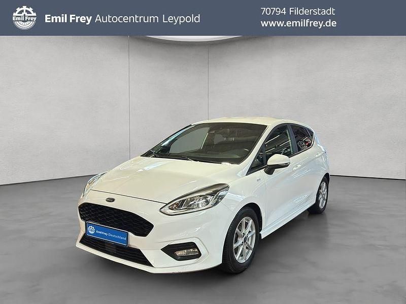 Weiß Gebraucht 2017 Ford Fiesta ST-Line Limousine | 9.890 € - Bild 1/4
