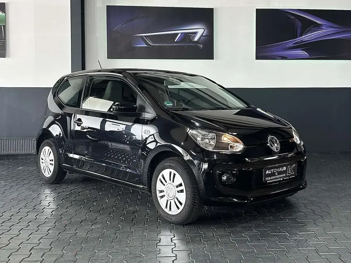 Gebraucht VW up! Sound 75 PS (55 kW) 2012 Schwarz Kleinwagen