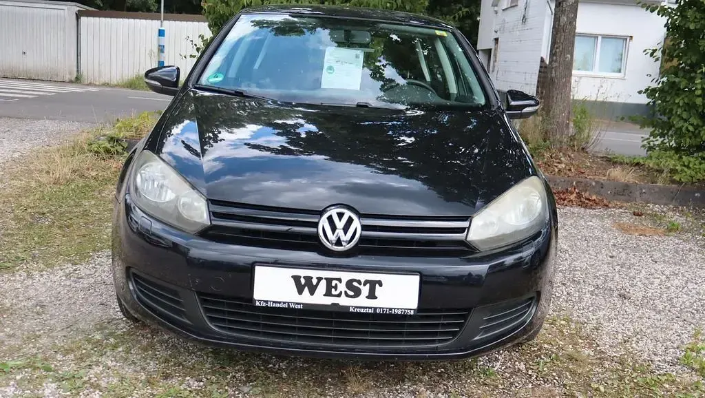 Gebraucht VW Golf VI 80 PS (58 kW) 2009 Schwarz Kleinwagen