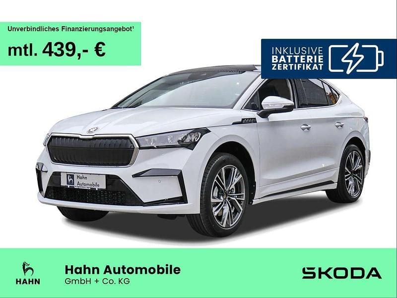 Blau Gebraucht 2024 Skoda Enyaq iV SUV | 45.980 € (Superpreis) - Bild 1/3